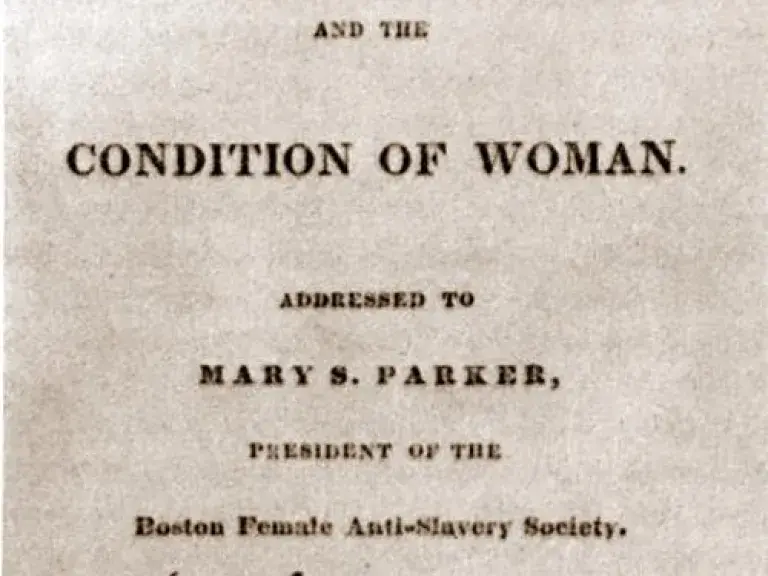 Letters on the Equality of the Sexes title page